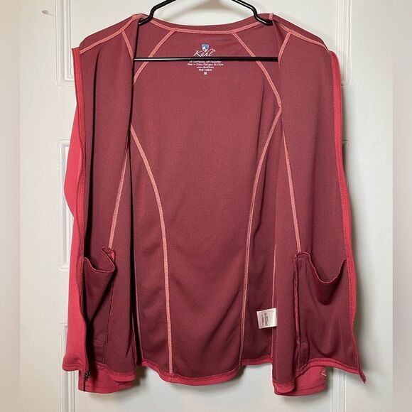 KUHL Full Zip Lightweight Hooded Sweatshirt Outdoor Athleisure Pink Sz Medium - Picture 10 of 16